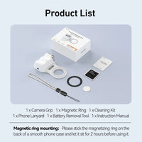 حامل كاميرا الهاتف المغناطيسي مع جهاز التحكم عن بُعد